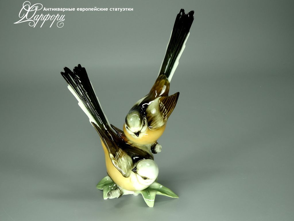 Купить фарфоровую статуэтку Hutschenreuther Длиннохвостые синицы